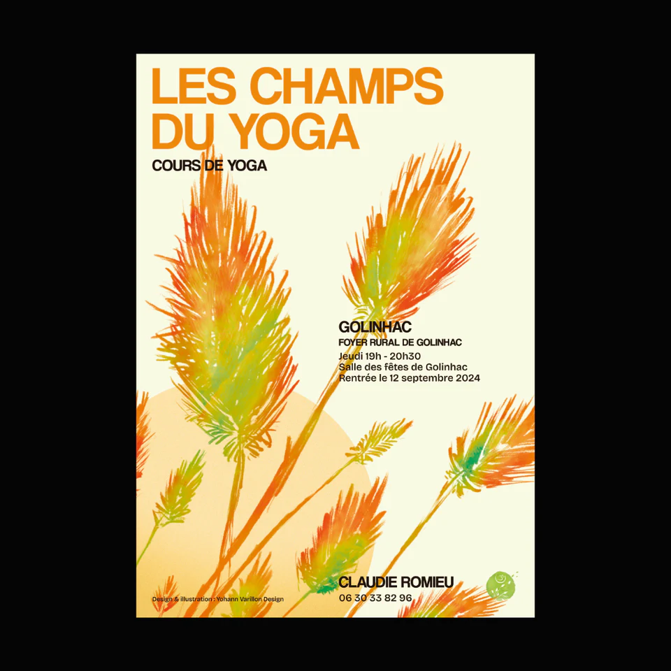 Affiche des cours Les Champs du Yoga