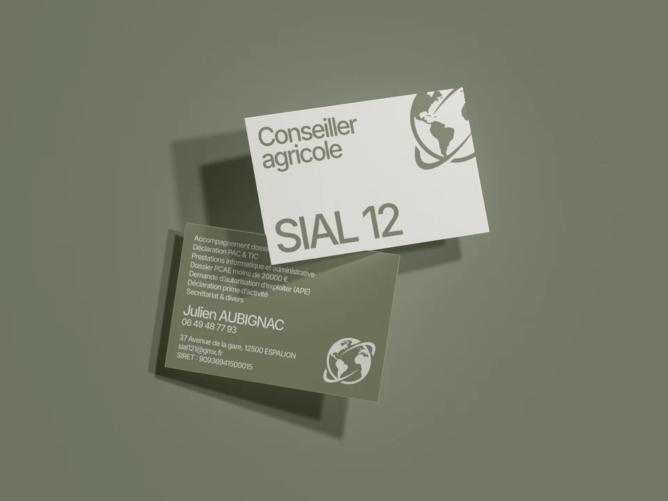 Cartes de visite pour SIAL 12
