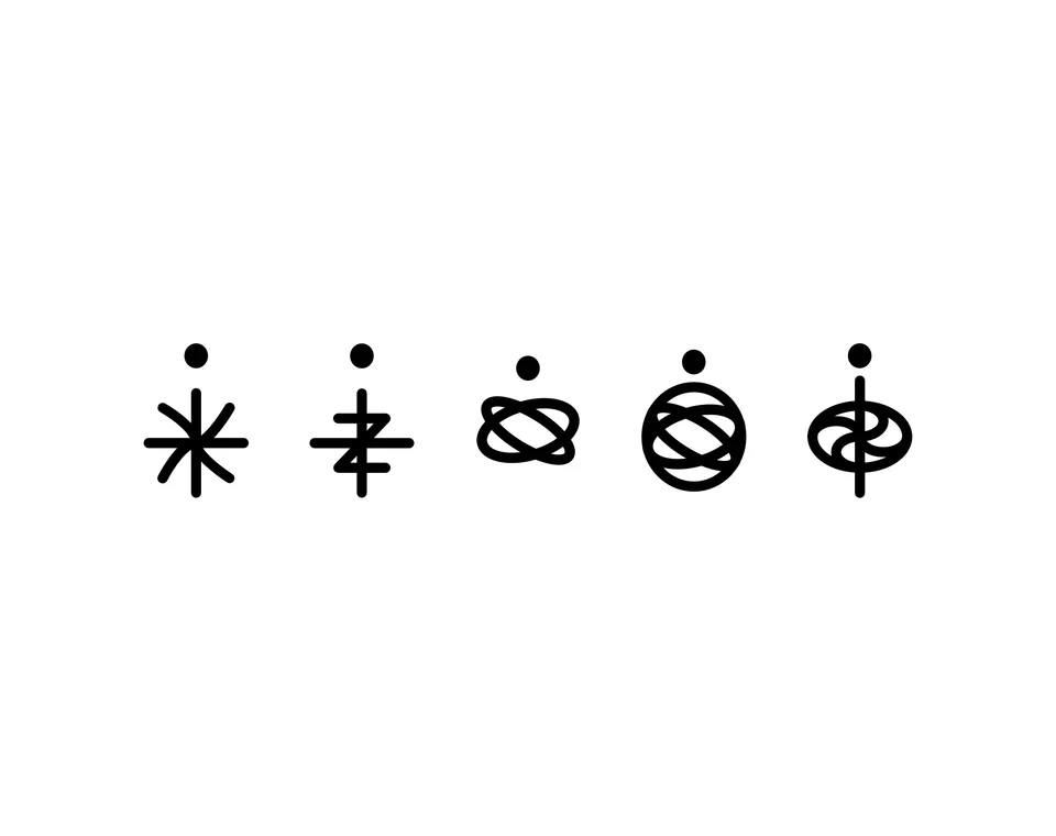 Explorations graphiques pour le logo Zenith
